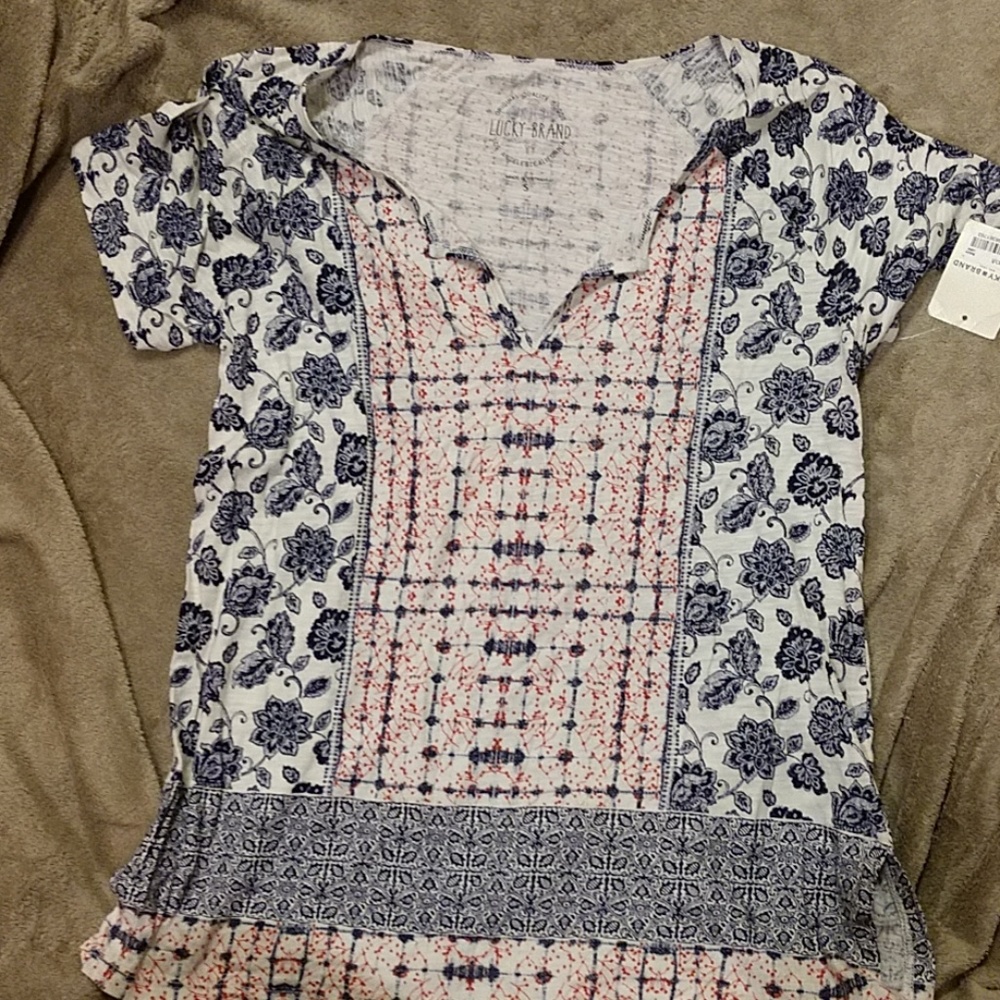 Lucky Brand V Neck Shirt